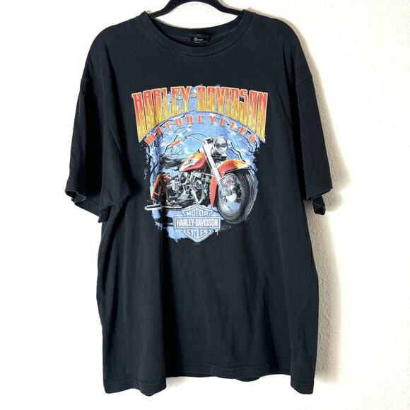 Harley Davidson Men’s Black T-Shirt Size 2X - Picture 1 of 6